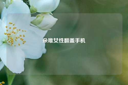 朵唯女性翻盖手机