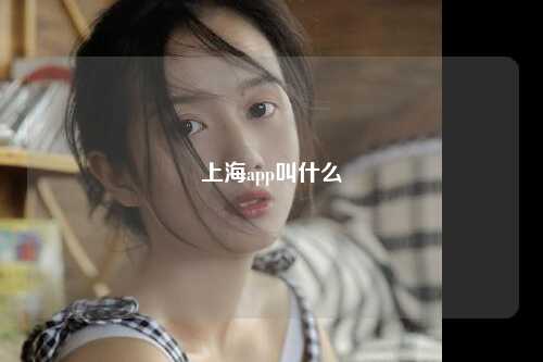 上海app叫什么